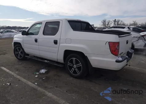 2012 Honda Ridgeline Sport from USA, damaged, VIN 5FPYK1F75CB454068